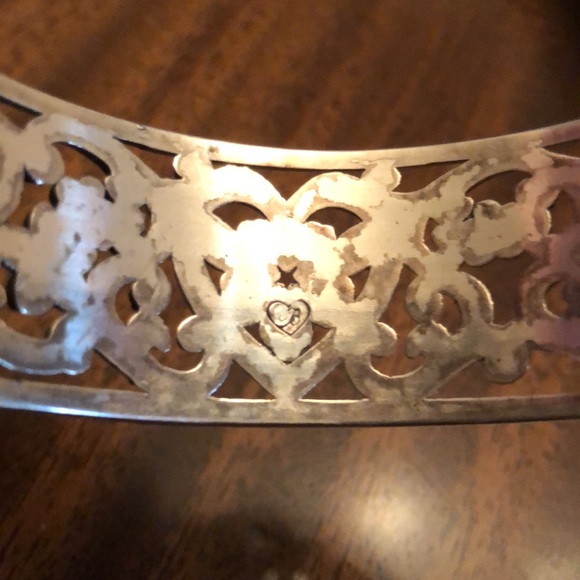 Vintage Brighton Scroll Heart bangle bracelet - Picture 10 of 10